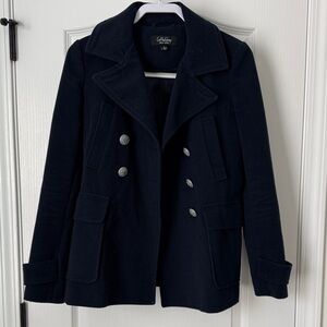 Coffee Shop Women's Black Peacoat